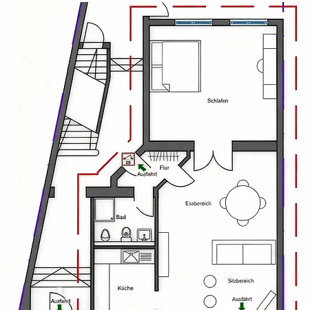 Appartement Urban Heritage With Work Space In Düren Center